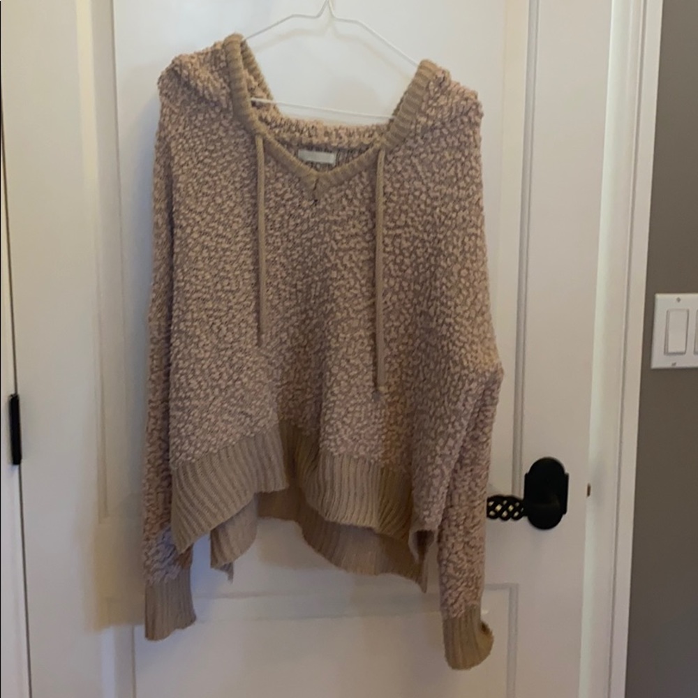 Cute and cozy knit hoodie!